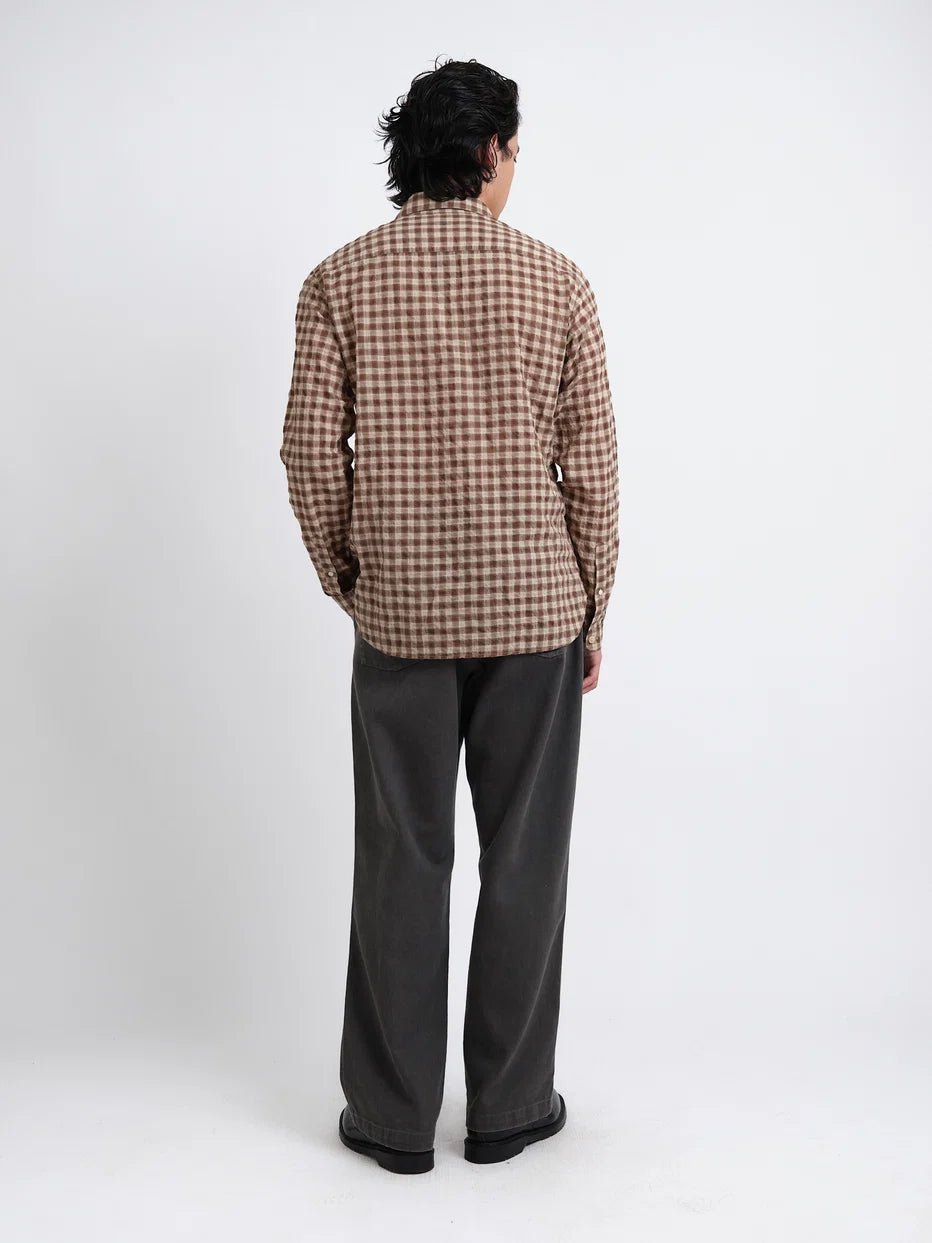 Oliver Spencer Mulvey Shirt Ennis Brown - Steranko Clothing Manchester