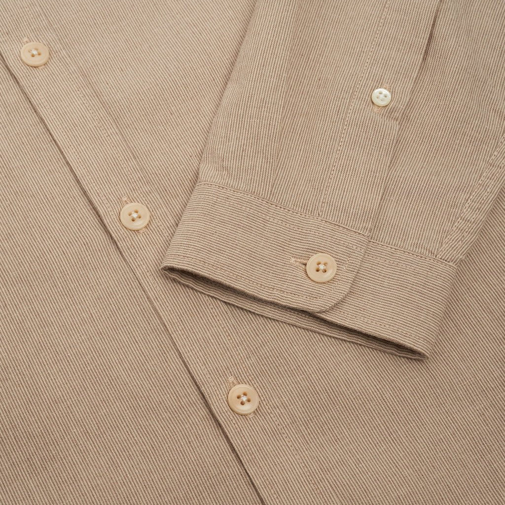 Oliver Spencer New York Special Shirt Howell Beige - Steranko Clothing Manchester