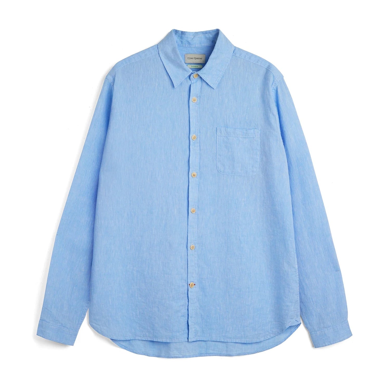 Oliver Spencer New York Special Shirt Perkins Blue - Steranko Clothing Manchester