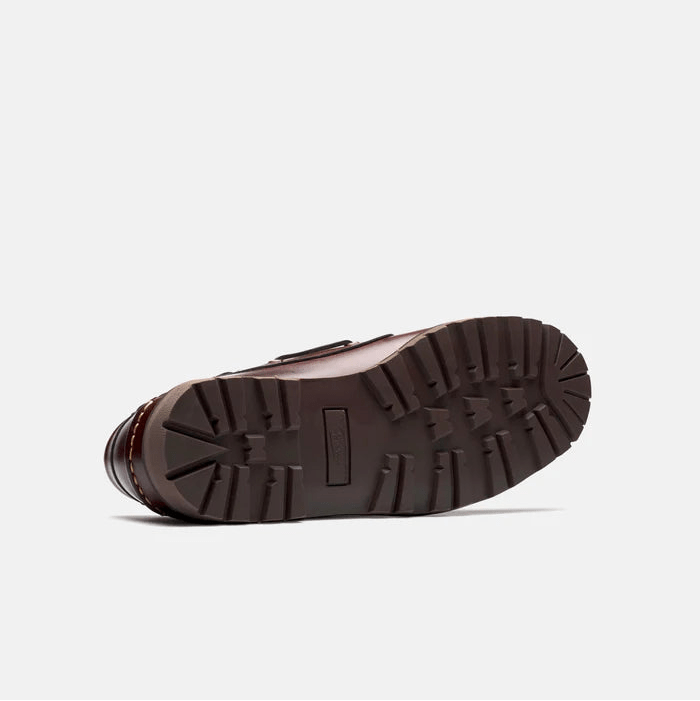 Paraboot Malo Boat Shoe Noir Lisse America - Steranko Clothing Manchester