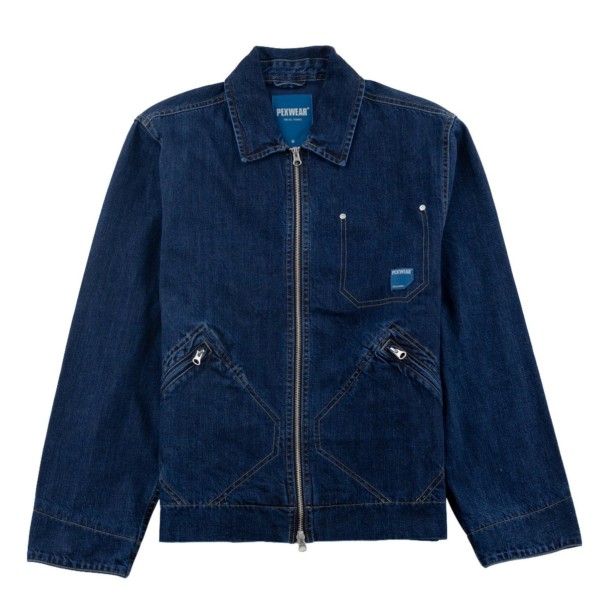 Pexwear Mechanics Jacket Denim Indigo - Steranko Clothing Manchester