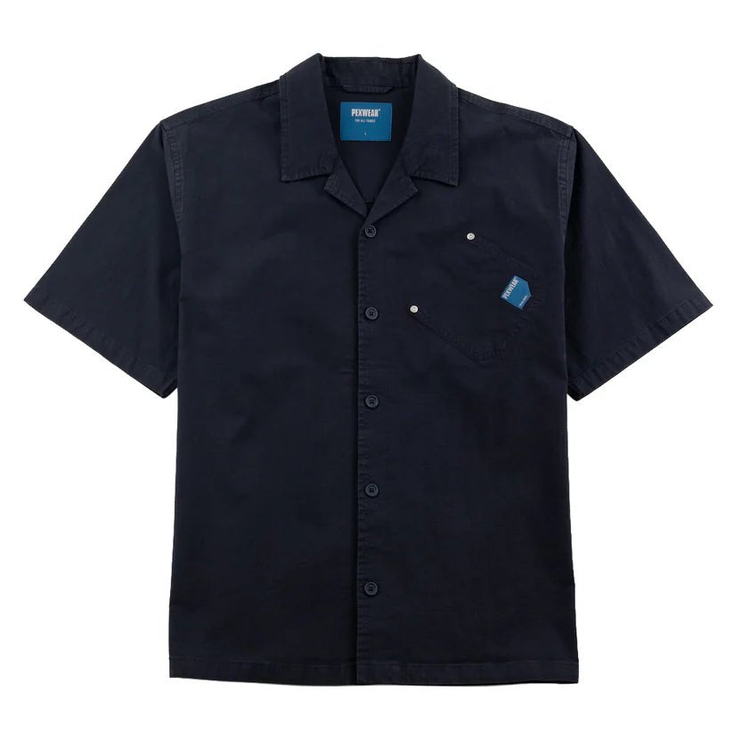 Pexwear Tradesman Shirt Blue Black Ripstop - Steranko Clothing Manchester