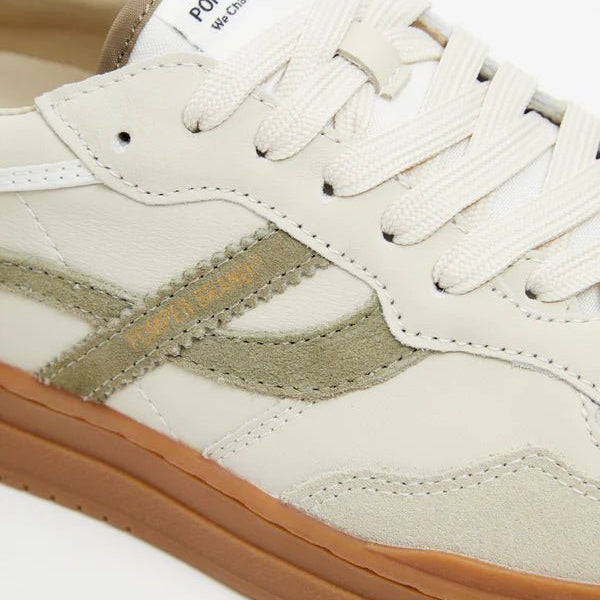 Pompeii Elan Pippa Leather Ecru Khaki Toffee - Steranko Clothing Manchester