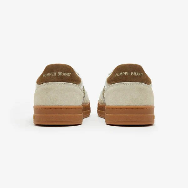 Pompeii Elan Pippa Leather Ecru Khaki Toffee - Steranko Clothing Manchester