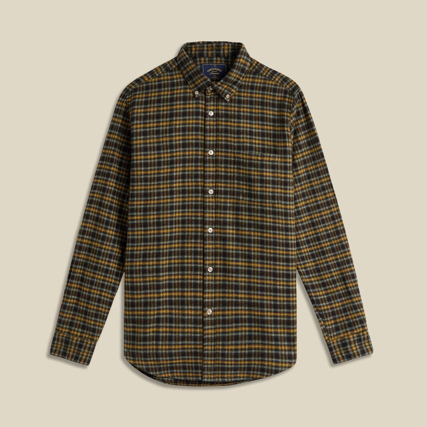 Portuguese Flannel Vouga Shirt Green - Steranko Clothing Manchester