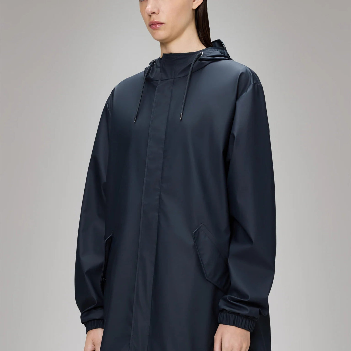 Rains Fishtail Jacket W3 Navy - Steranko Clothing Manchester