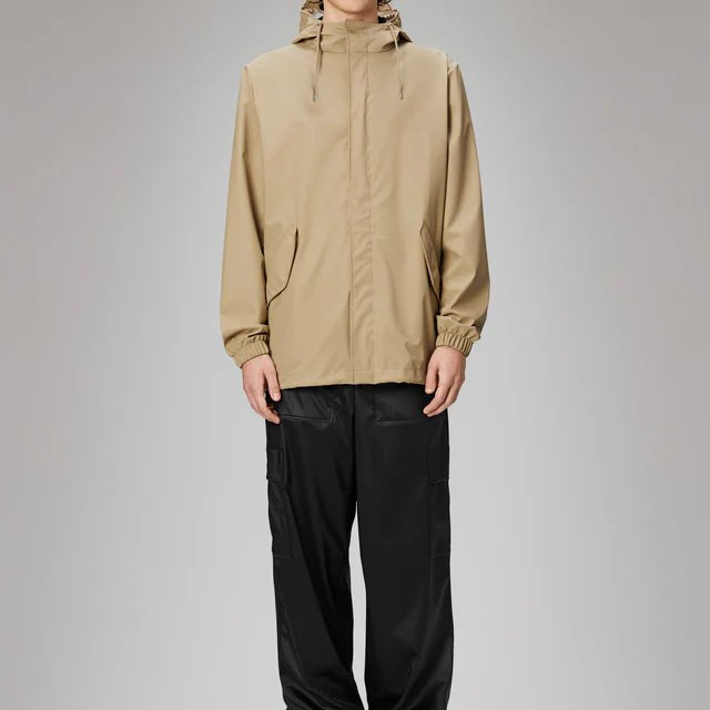 Rains Fishtail Jacket W3 Sand - Steranko Clothing Manchester