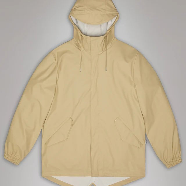 Rains Fishtail Jacket W3 Sand - Steranko Clothing Manchester