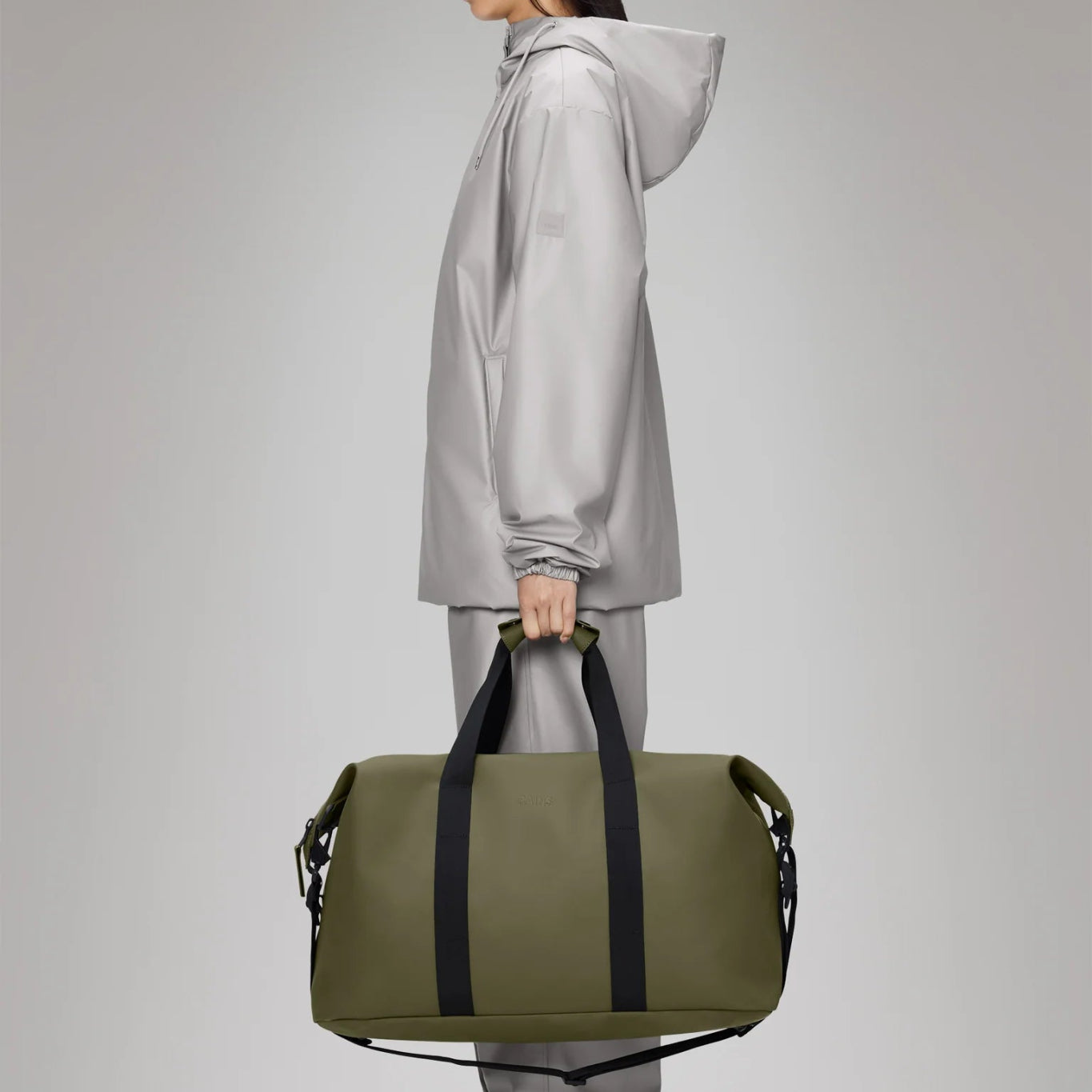 Rains Hilo Weekend Bag W3 Marsh - Steranko Clothing Manchester