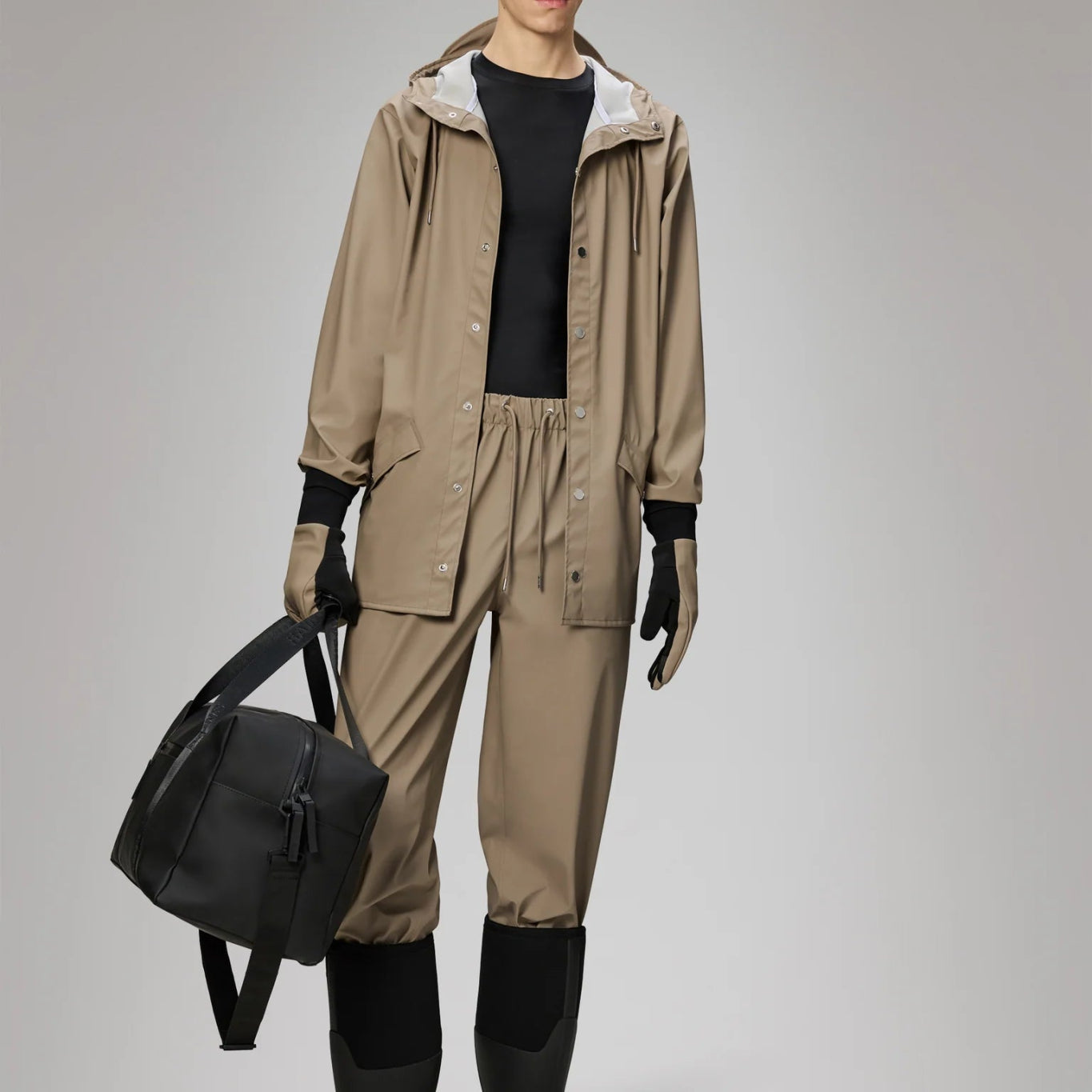 Rains Jacket W3 Beige - Steranko Clothing Manchester