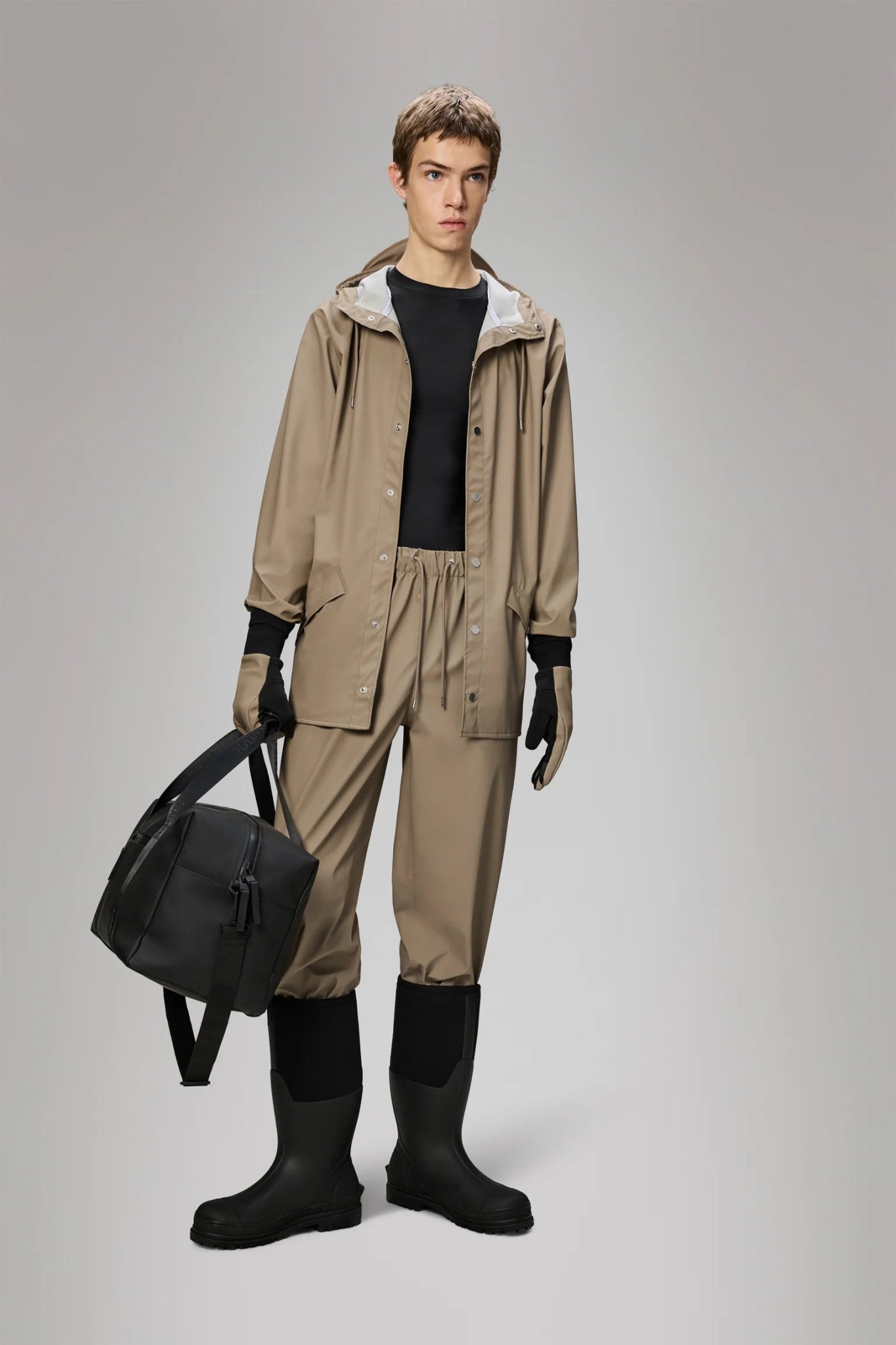 Rains Jacket W3 Beige - Steranko Clothing Manchester