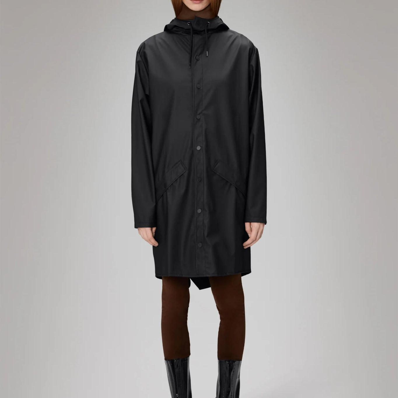 Rains Long Jacket W3 Black - Steranko Clothing Manchester