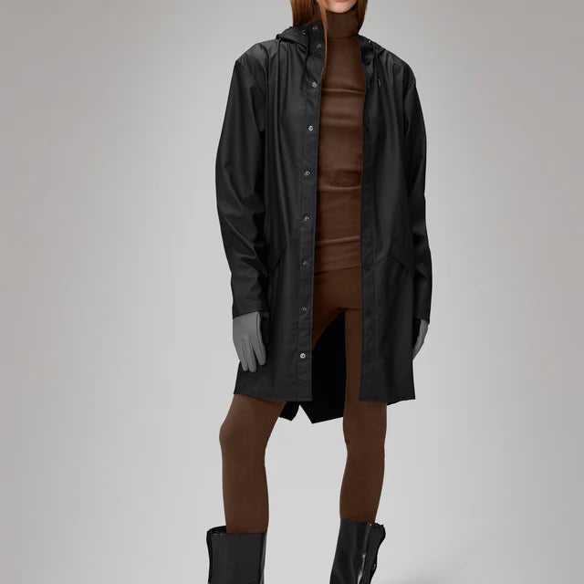 Rains Long Jacket W3 Black - Steranko Clothing Manchester