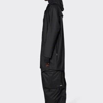 Rains Long Jacket W3 Black - Steranko Clothing Manchester
