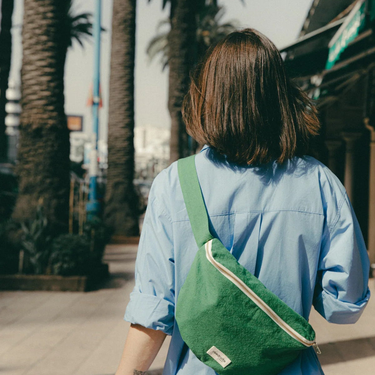 Rivedroit Custine XL Waist Bag Palm Green - Steranko Clothing Manchester