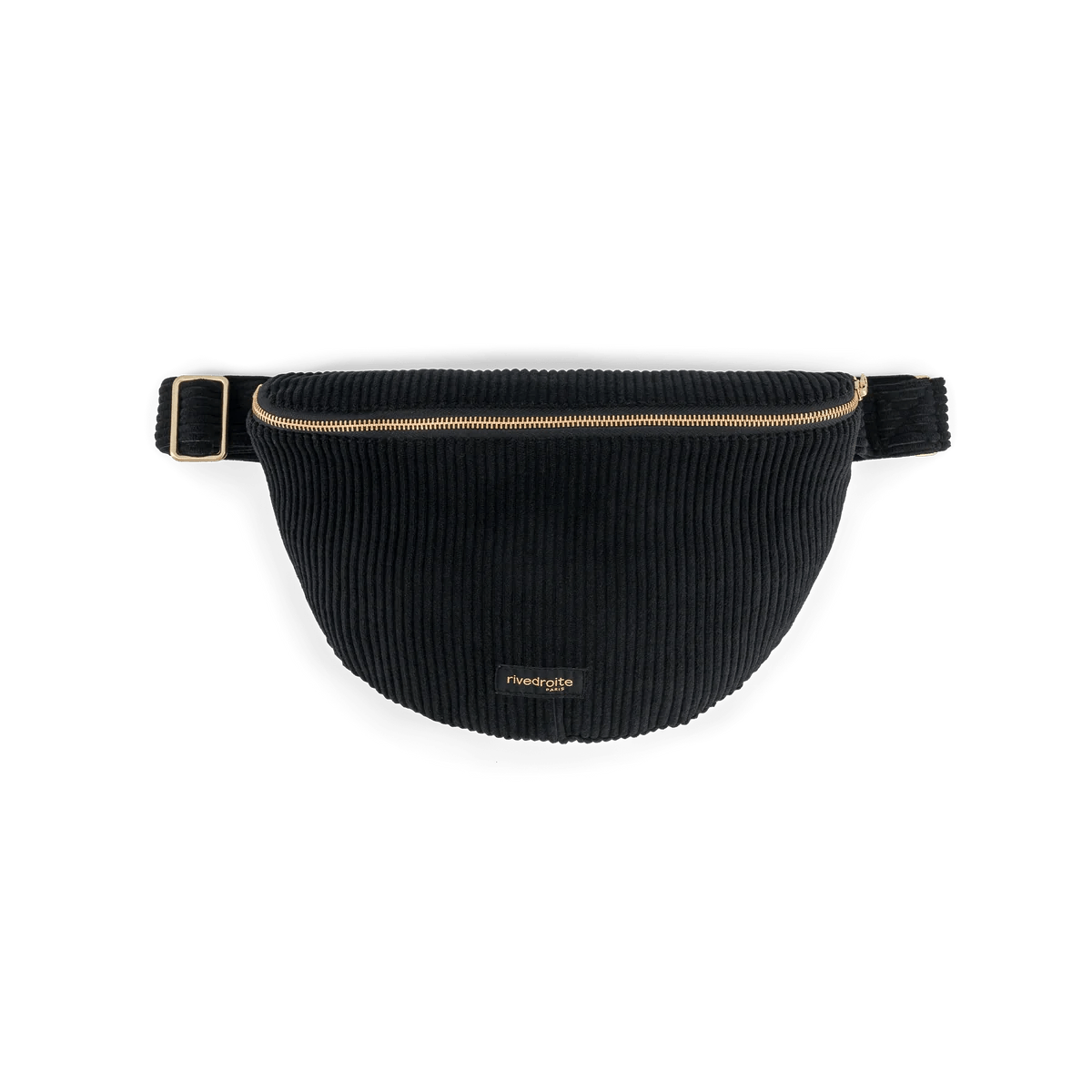 Rivedroit XL Custine Velvet Waist Bag Black - Steranko Clothing Manchester