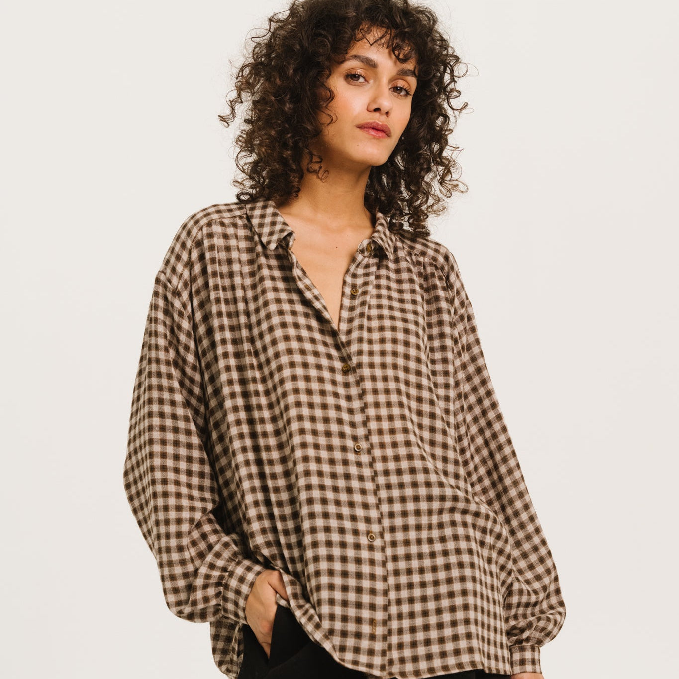 Sacrecoeur Ali Blouse Check Multi - Steranko Clothing Manchester