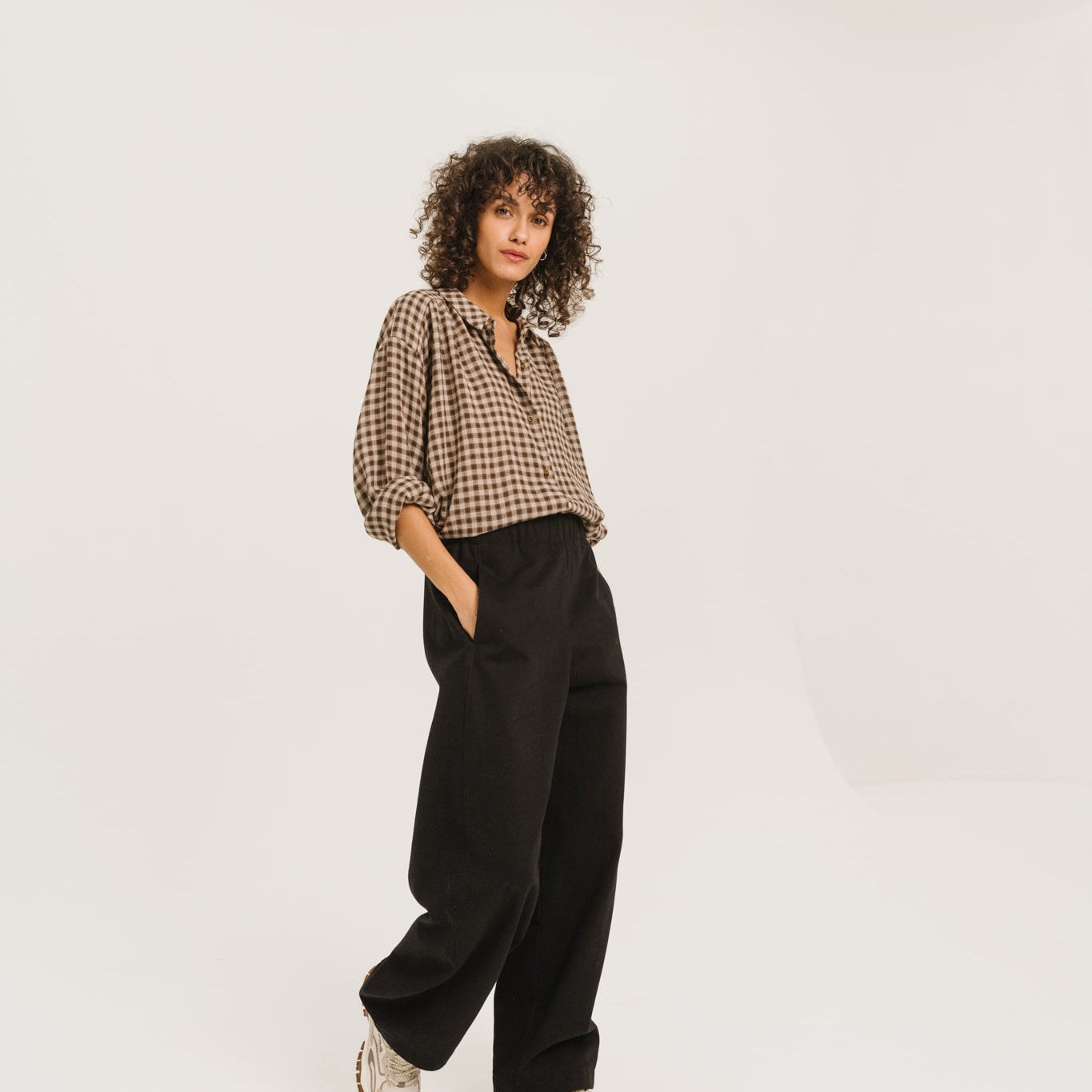 Sacrecoeur Ali Blouse Check Multi - Steranko Clothing Manchester