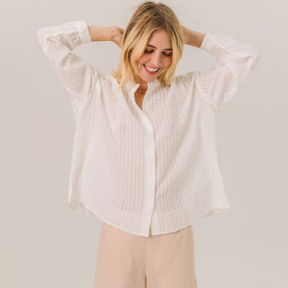 Sacrécoeur Ella Blouse White - Steranko Clothing Manchester