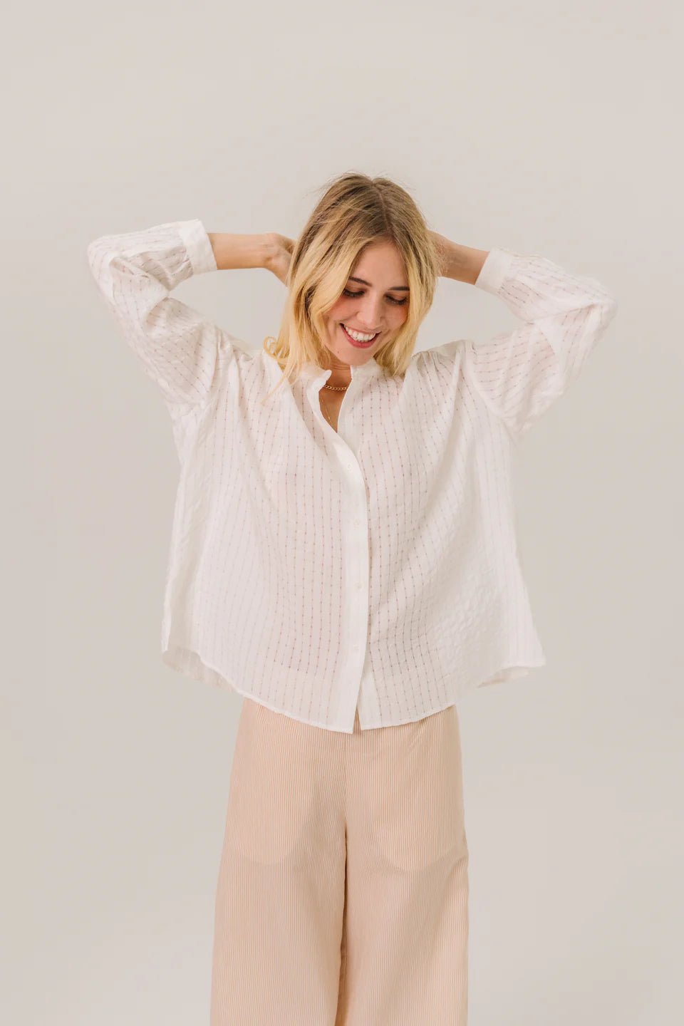 Sacrécoeur Ella Blouse White - Steranko Clothing Manchester