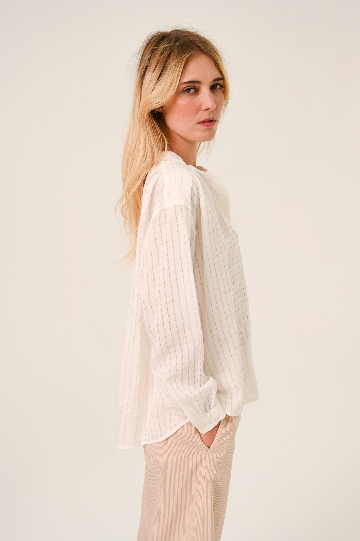 Sacrécoeur Ella Blouse White - Steranko Clothing Manchester