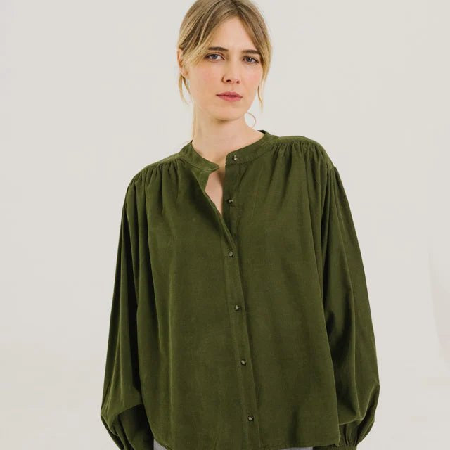 Sacrecoeur Giannita Blouse Algae - Steranko Clothing Manchester