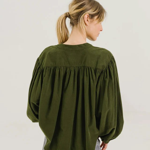 Sacrecoeur Giannita Blouse Algae - Steranko Clothing Manchester