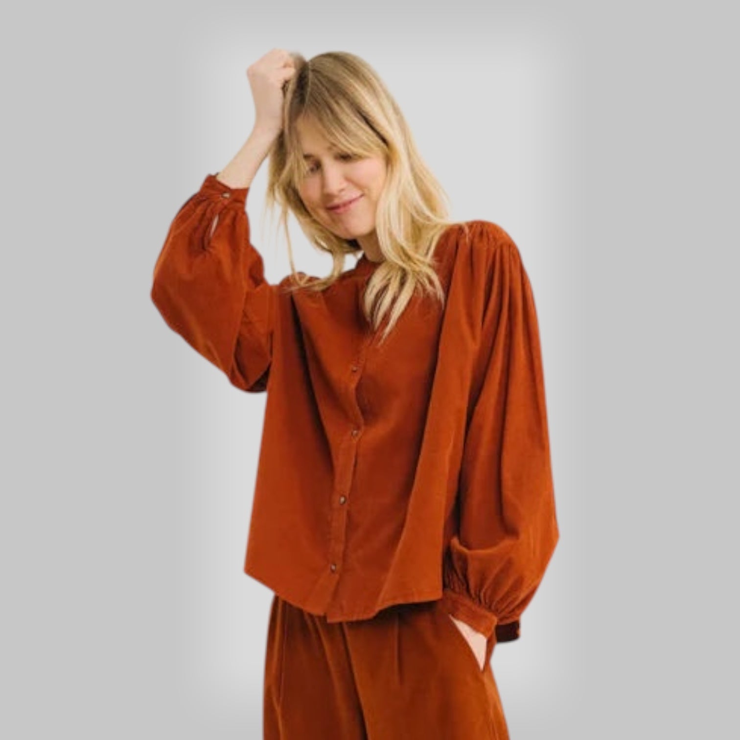 Sacrecoeur Giannita Blouse Java - Steranko Clothing Manchester