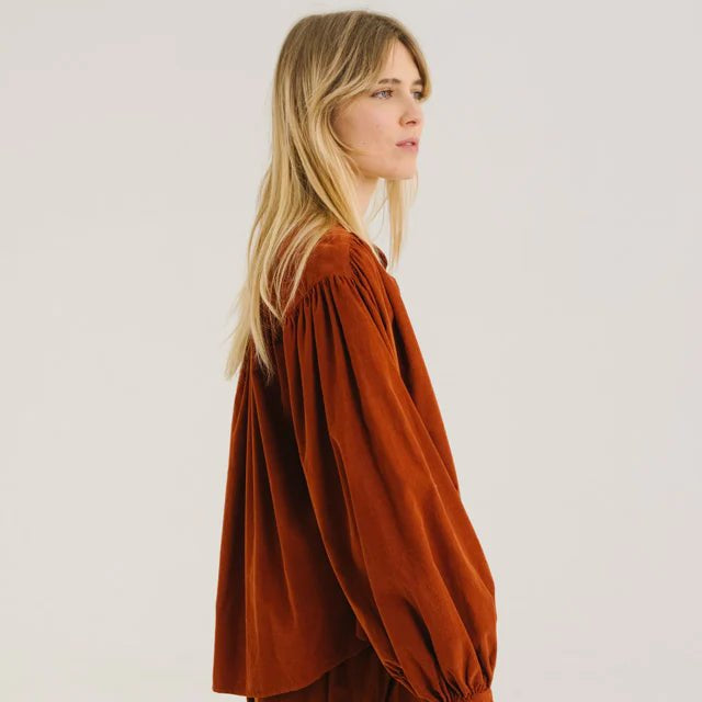 Sacrecoeur Giannita Blouse Java - Steranko Clothing Manchester