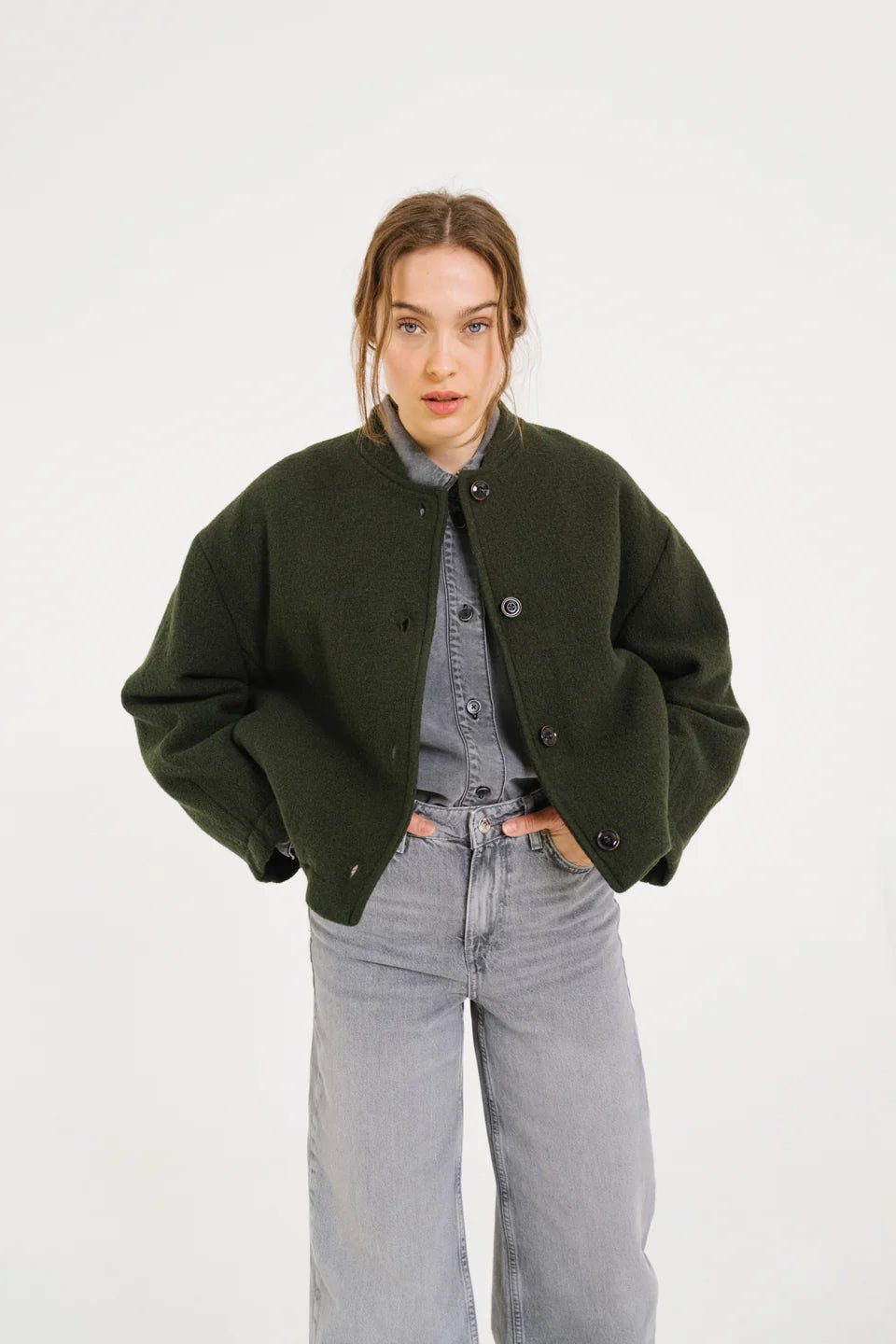 Sacrecoeur Jay Jacket Green - Steranko Clothing Manchester