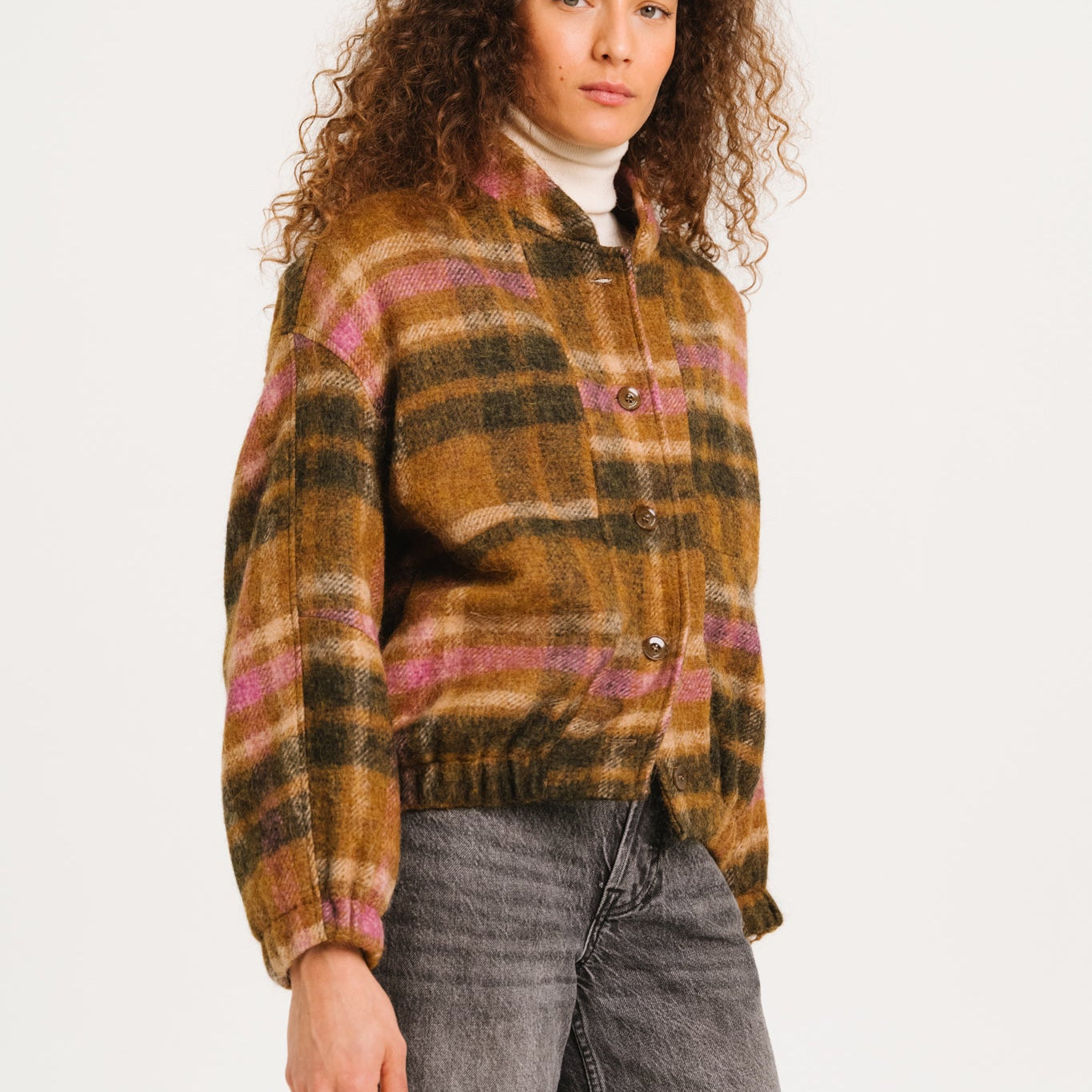 Sacrecoeur Lison Wool Jacket Multico - Steranko Clothing Manchester