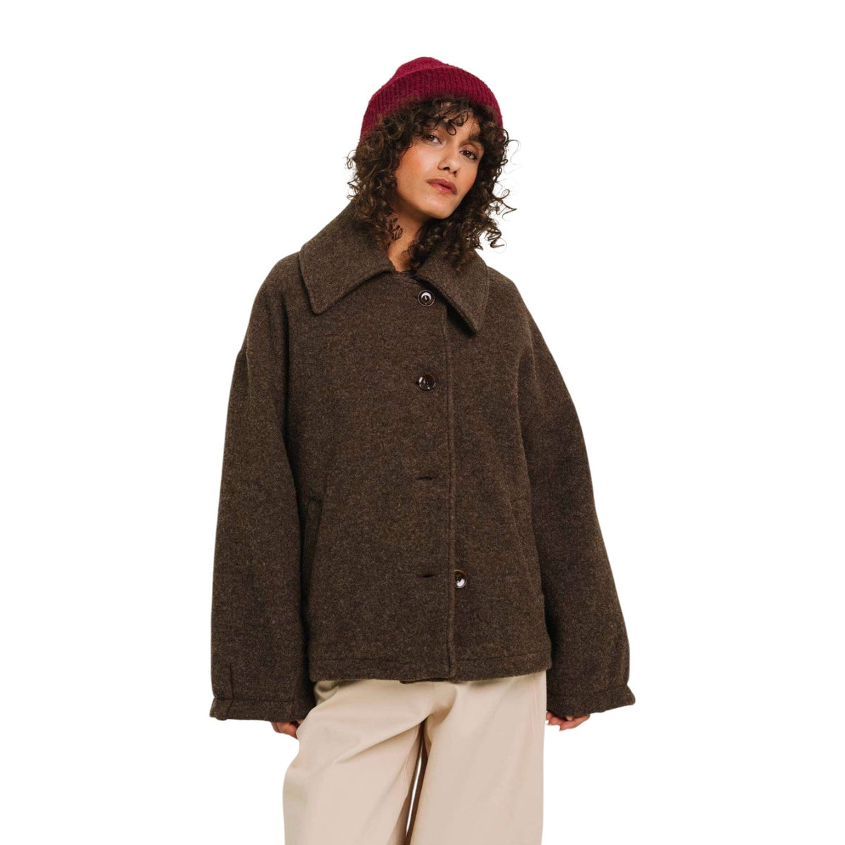Sacrecoeur Nell Choco Jacket Marron - Steranko Clothing Manchester