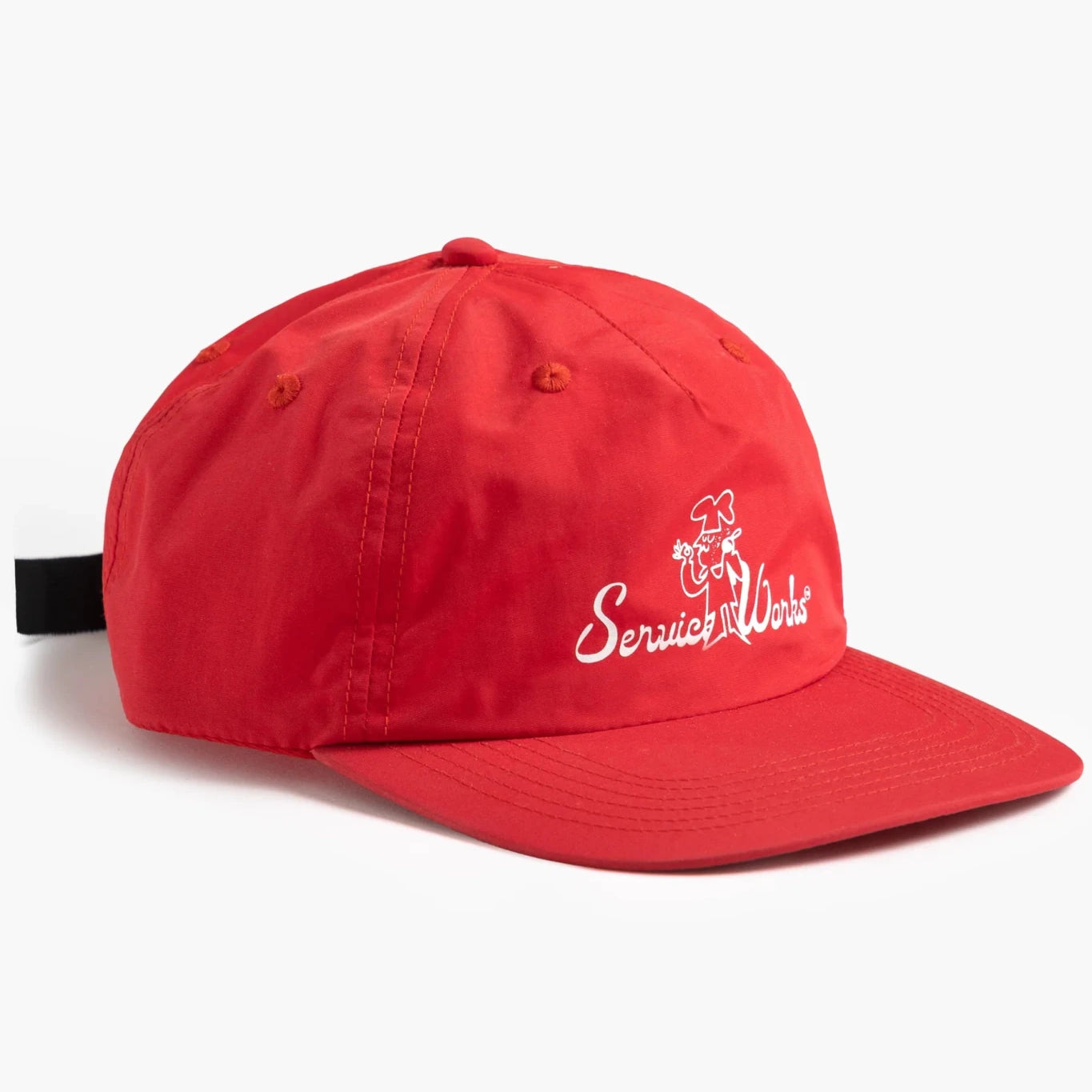 Service Works Chef's Kiss Cap Red - Steranko Clothing Manchester