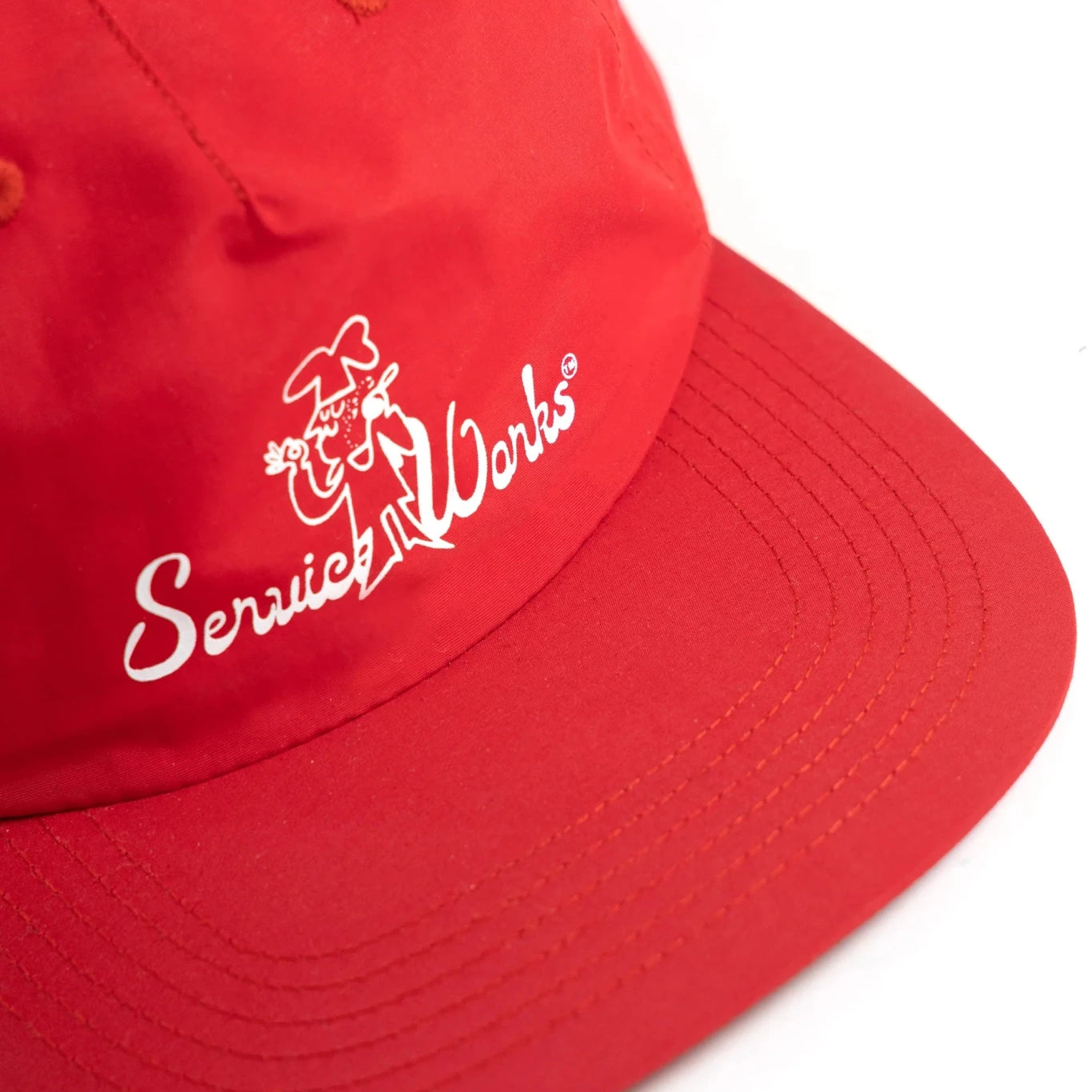 Service Works Chef's Kiss Cap Red - Steranko Clothing Manchester