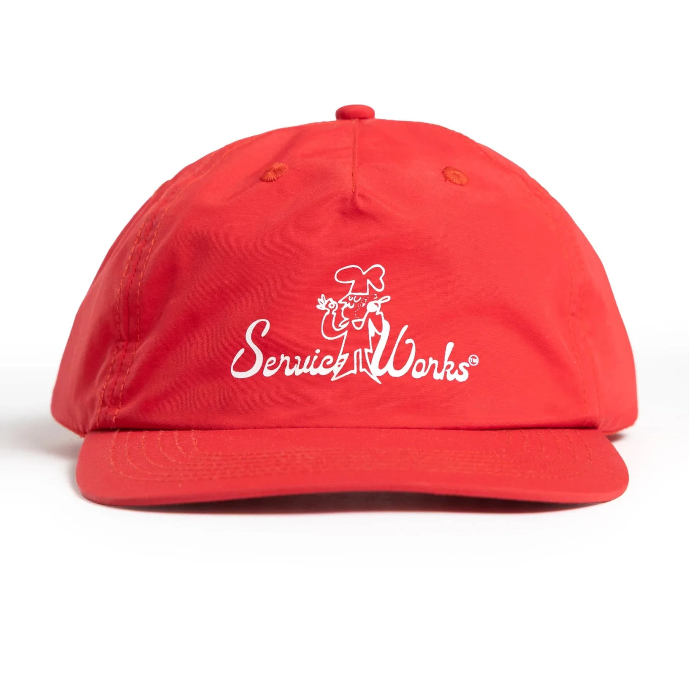 Service Works Chef's Kiss Cap Red - Steranko Clothing Manchester