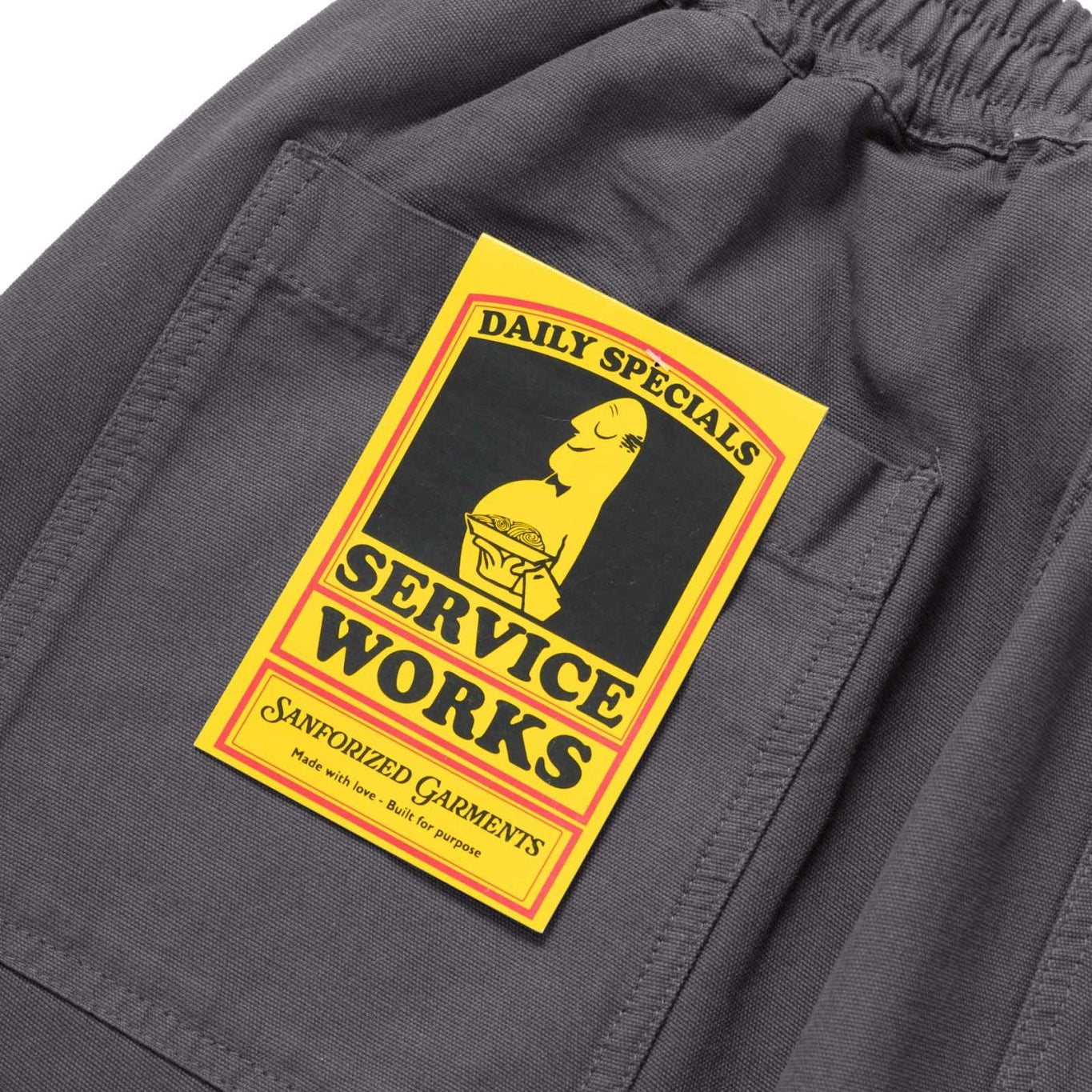 Service Works Classic Chef Pant Grey - Steranko Clothing Manchester