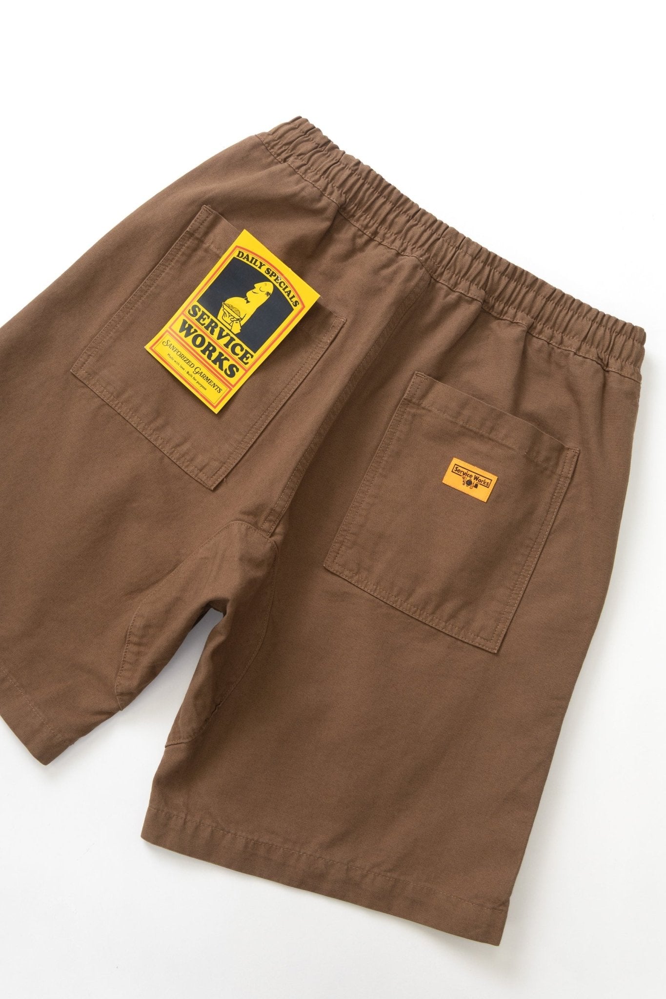Service Works Classic Chef Shorts Bark - Steranko Clothing Manchester