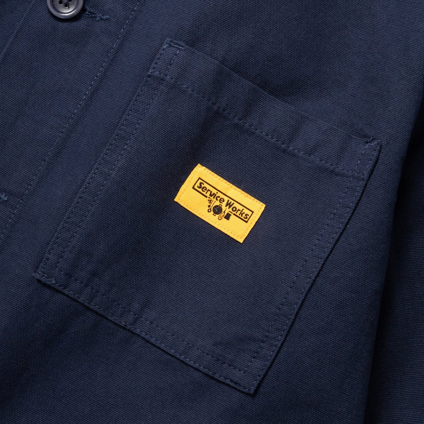 Service Works Classic Chore Shirt Dark Navy - Steranko Clothing Manchester
