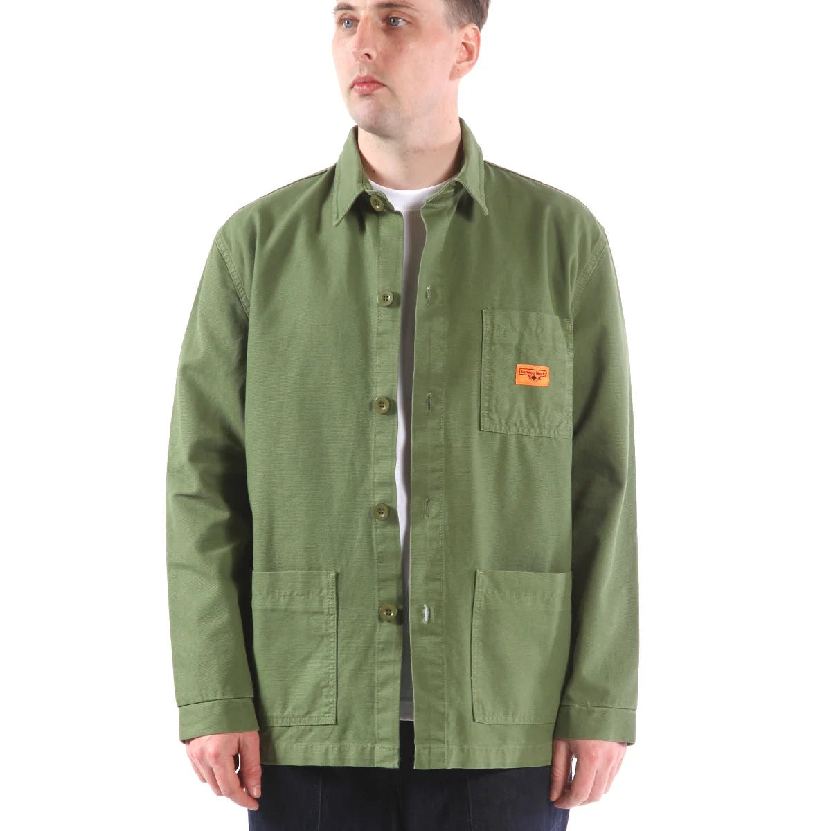 Service Works Classic Coverall Jacket Olive - Steranko Clothing Manchester