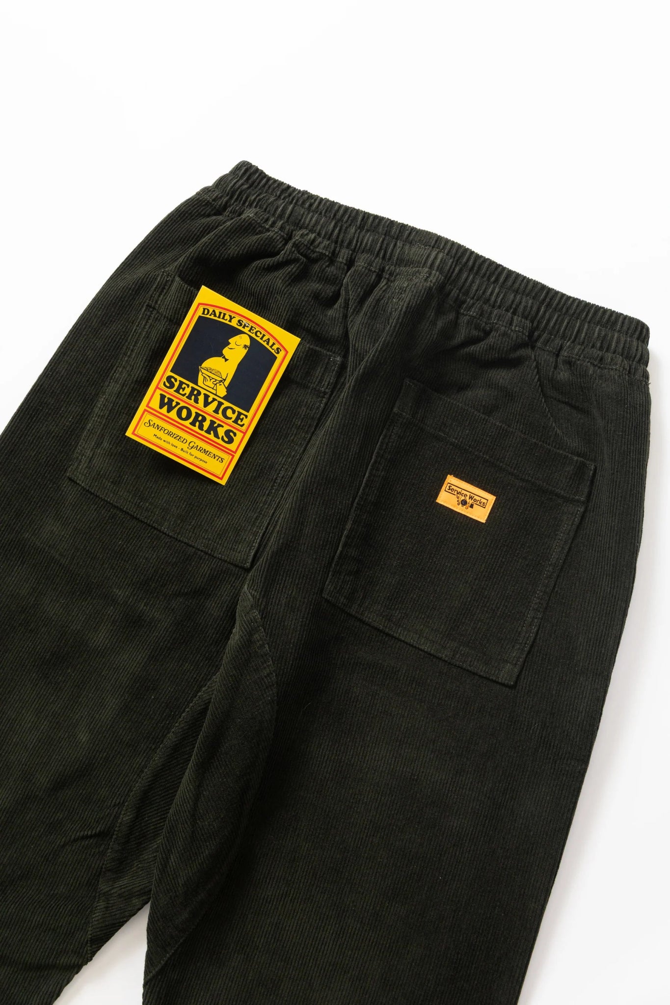 Service Works Corduroy Chef Pant Coppice - Steranko Clothing Manchester