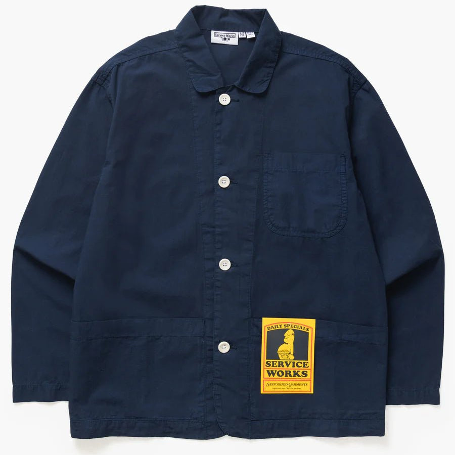 Service Works Easy Chef Shirt Navy - Steranko Clothing Manchester
