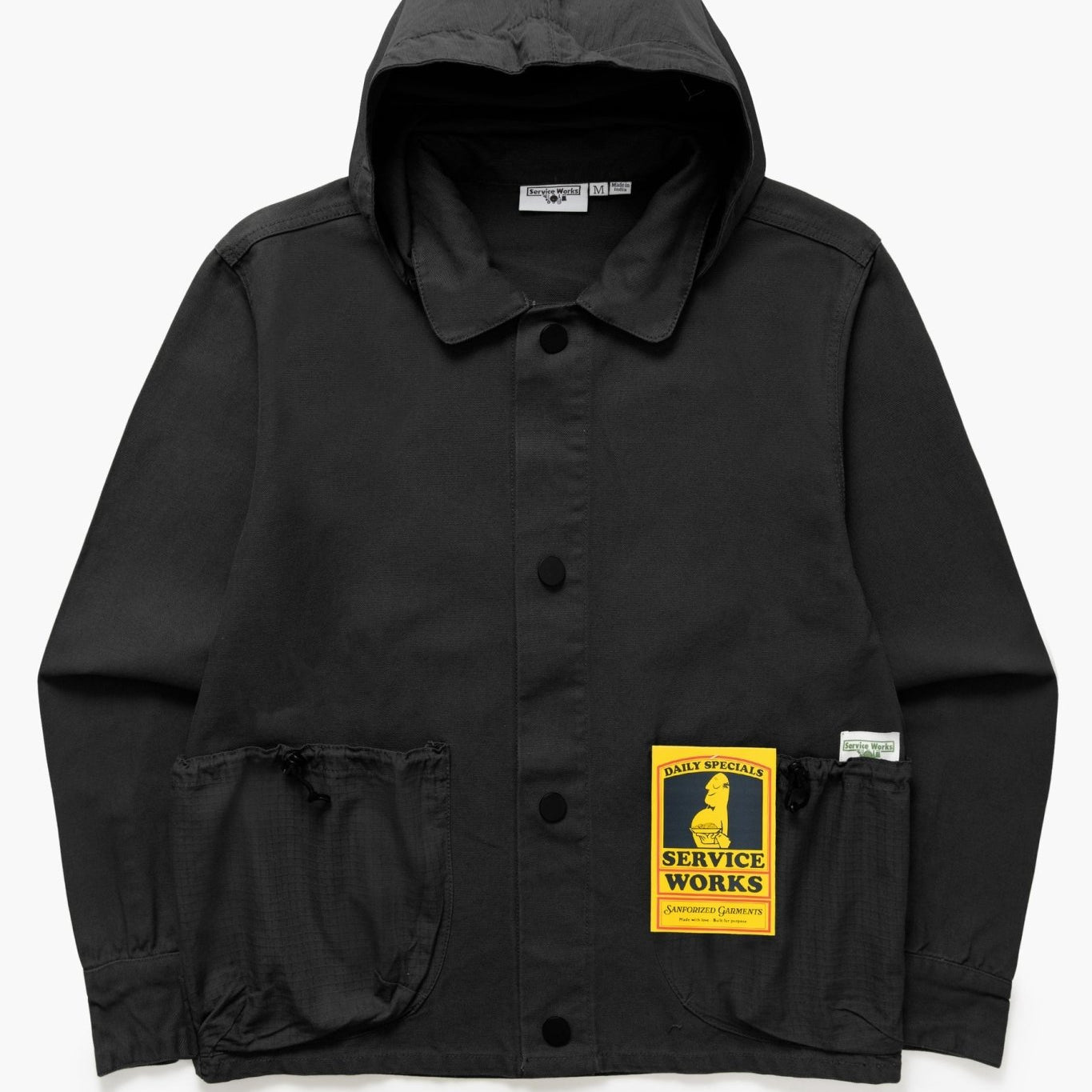 Service Works Gardener Jacket Black - Steranko Clothing Manchester