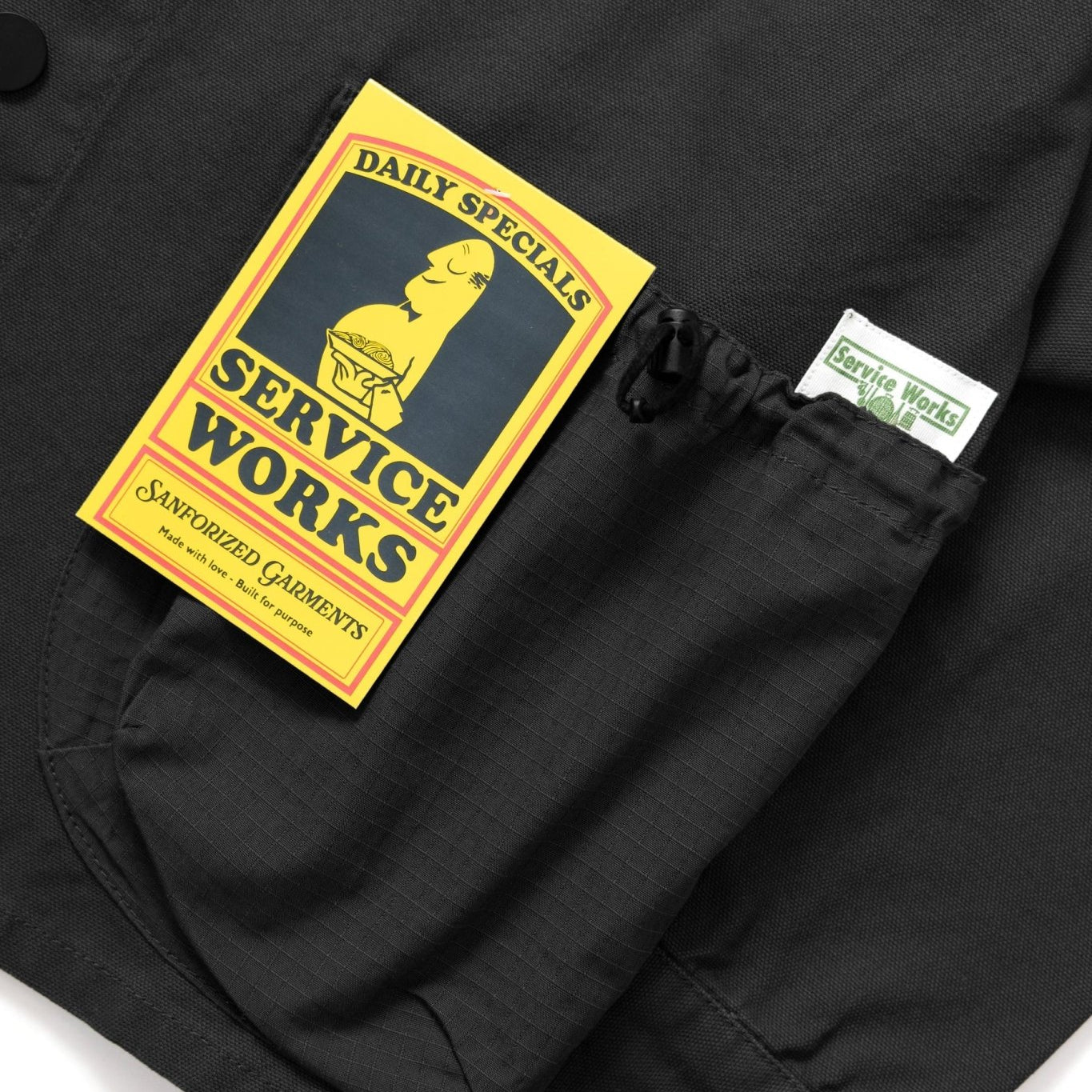 Service Works Gardener Jacket Black - Steranko Clothing Manchester