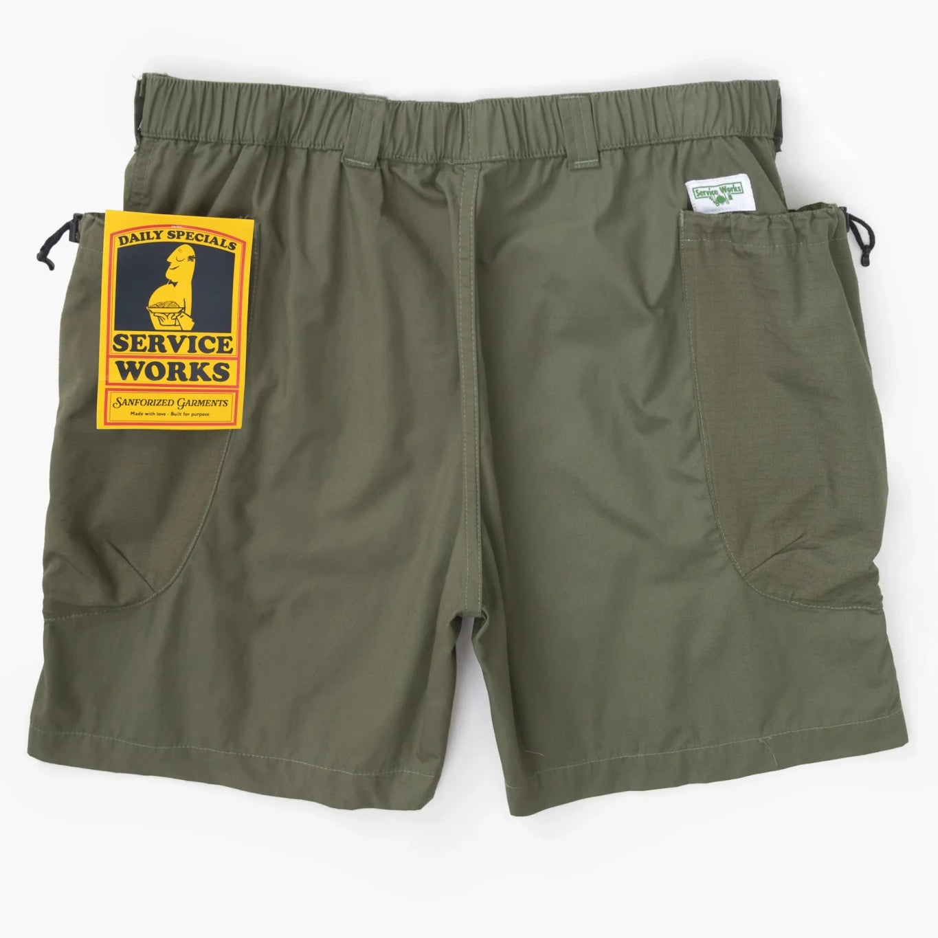 Service Works Gardener Shorts Olive - Steranko Clothing Manchester