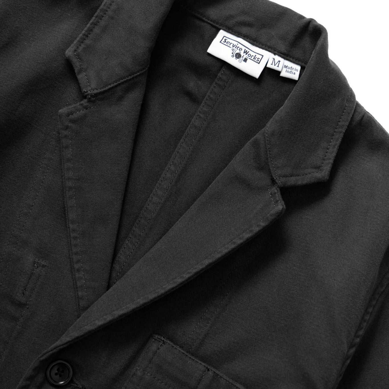 Service Works Moleskin Server Suit Jacket Black - Steranko Clothing Manchester