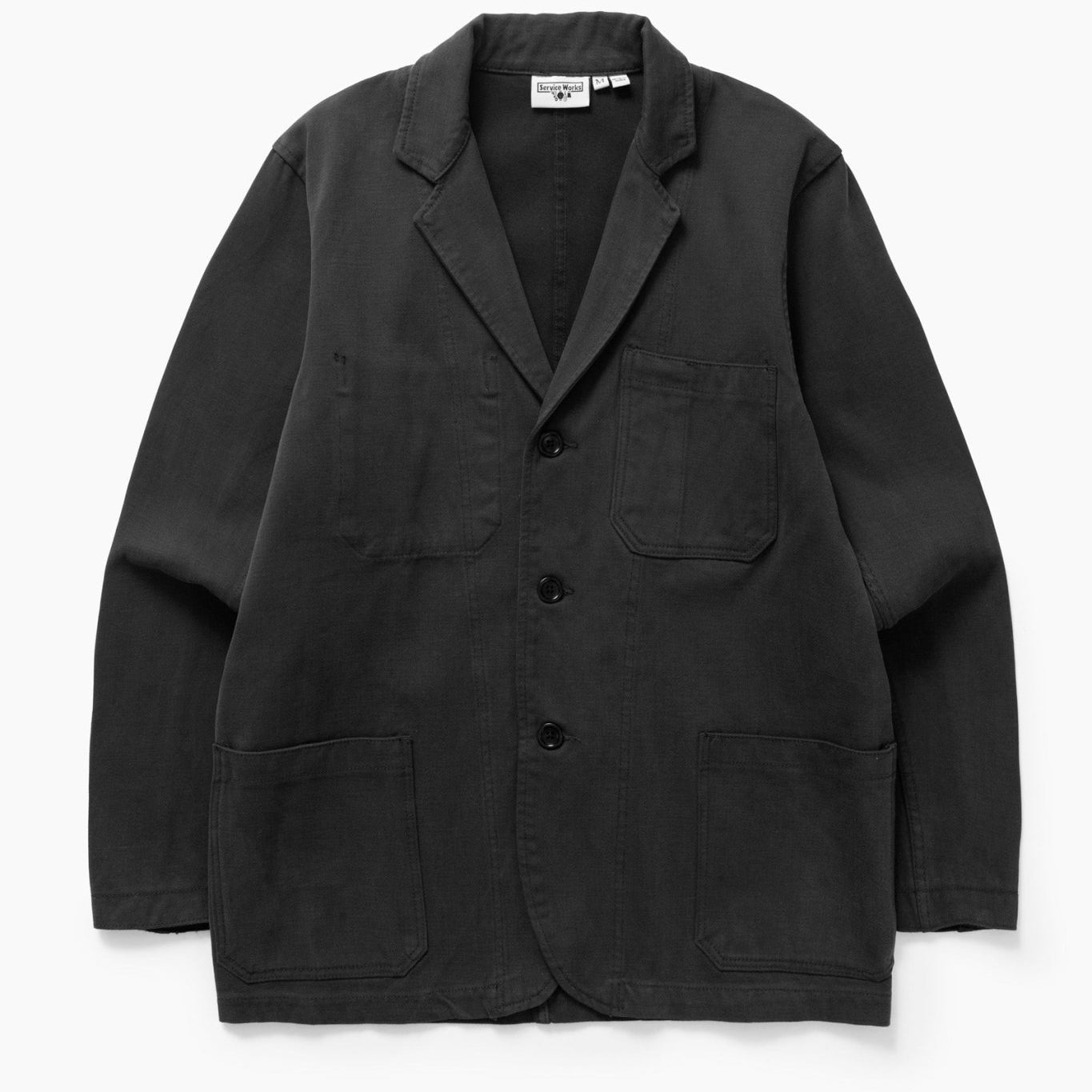 Service Works Moleskin Server Suit Jacket Black - Steranko Clothing Manchester