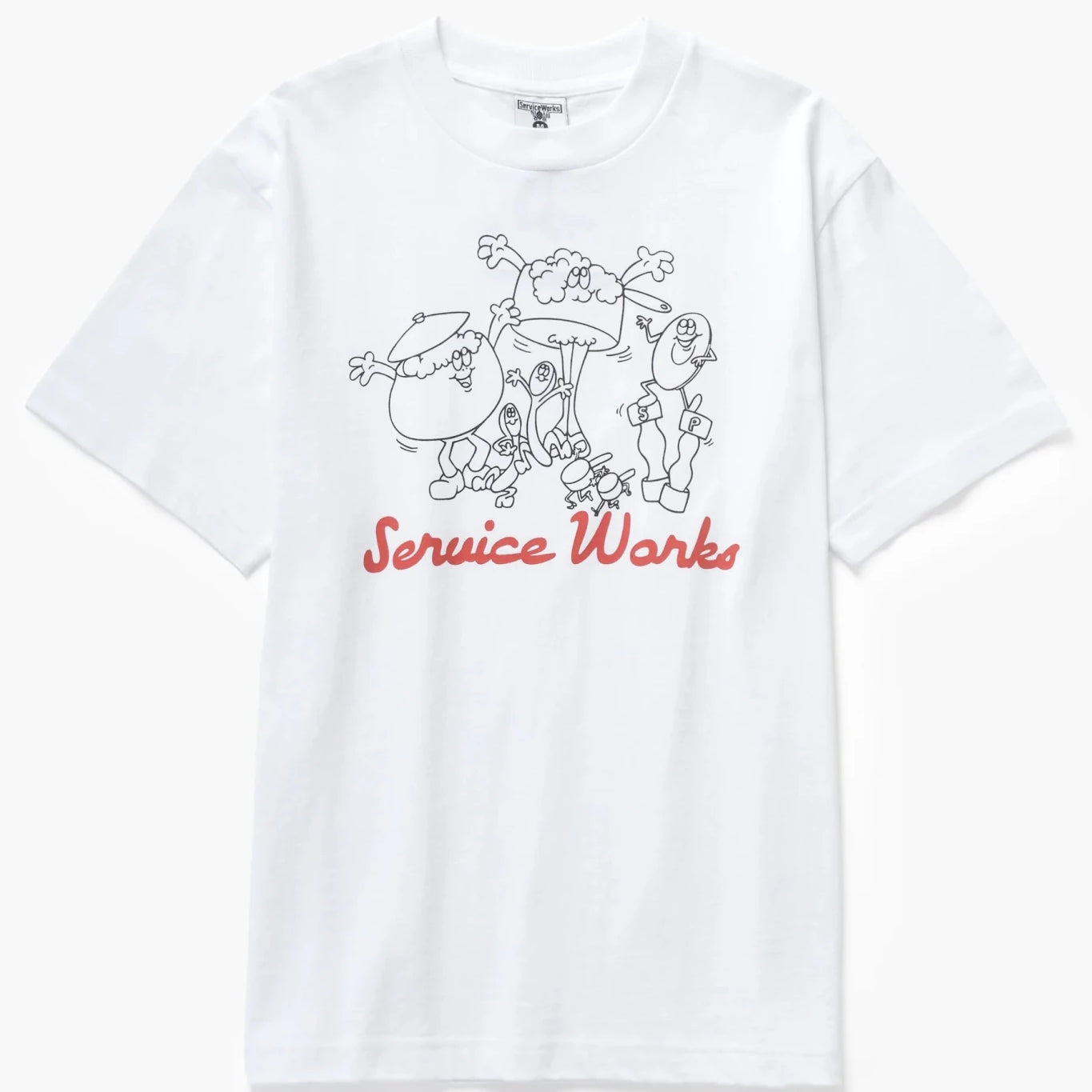 Service Works Pots & Pans Tee White - Steranko Clothing Manchester
