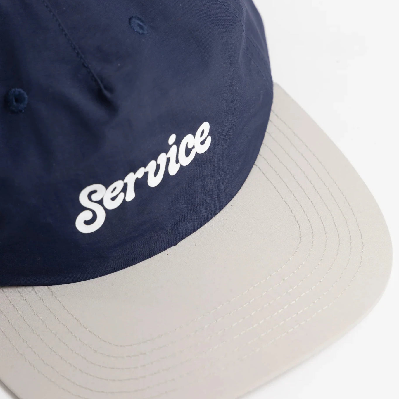 Service Works Script Surf Cap Navy / Off - White - Steranko Clothing Manchester