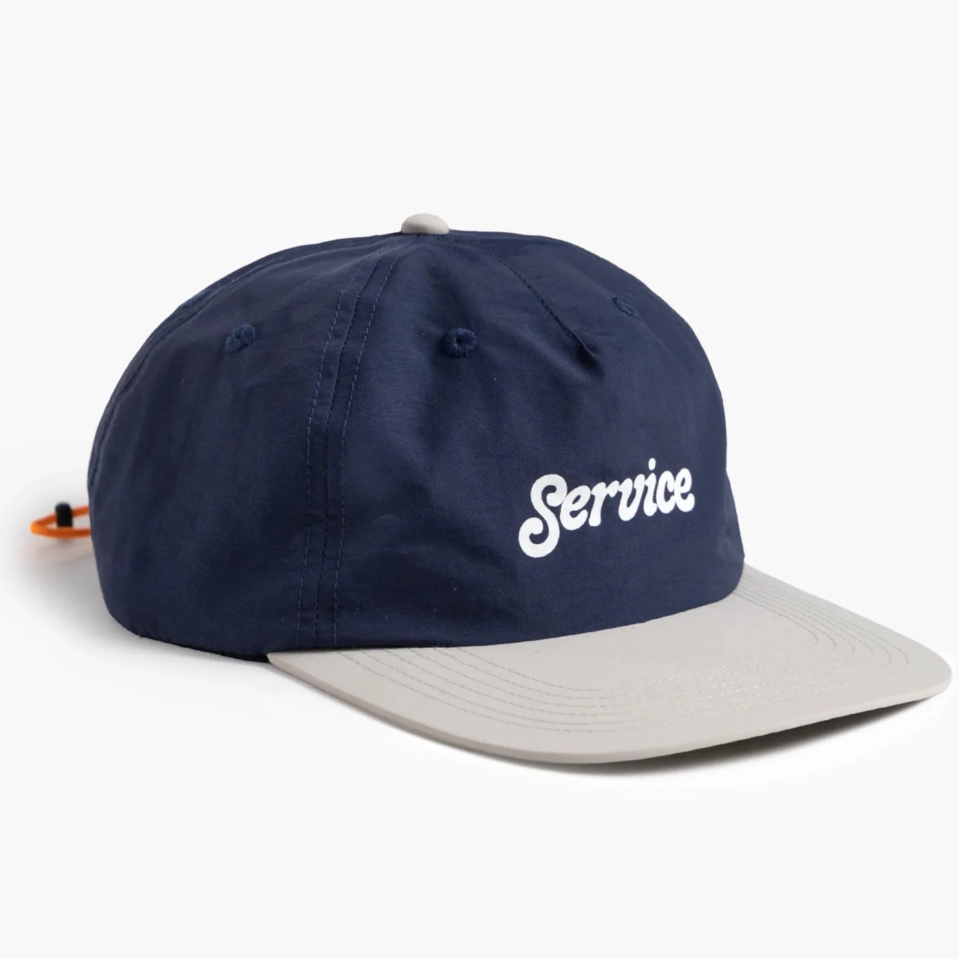 Service Works Script Surf Cap Navy / Off - White - Steranko Clothing Manchester