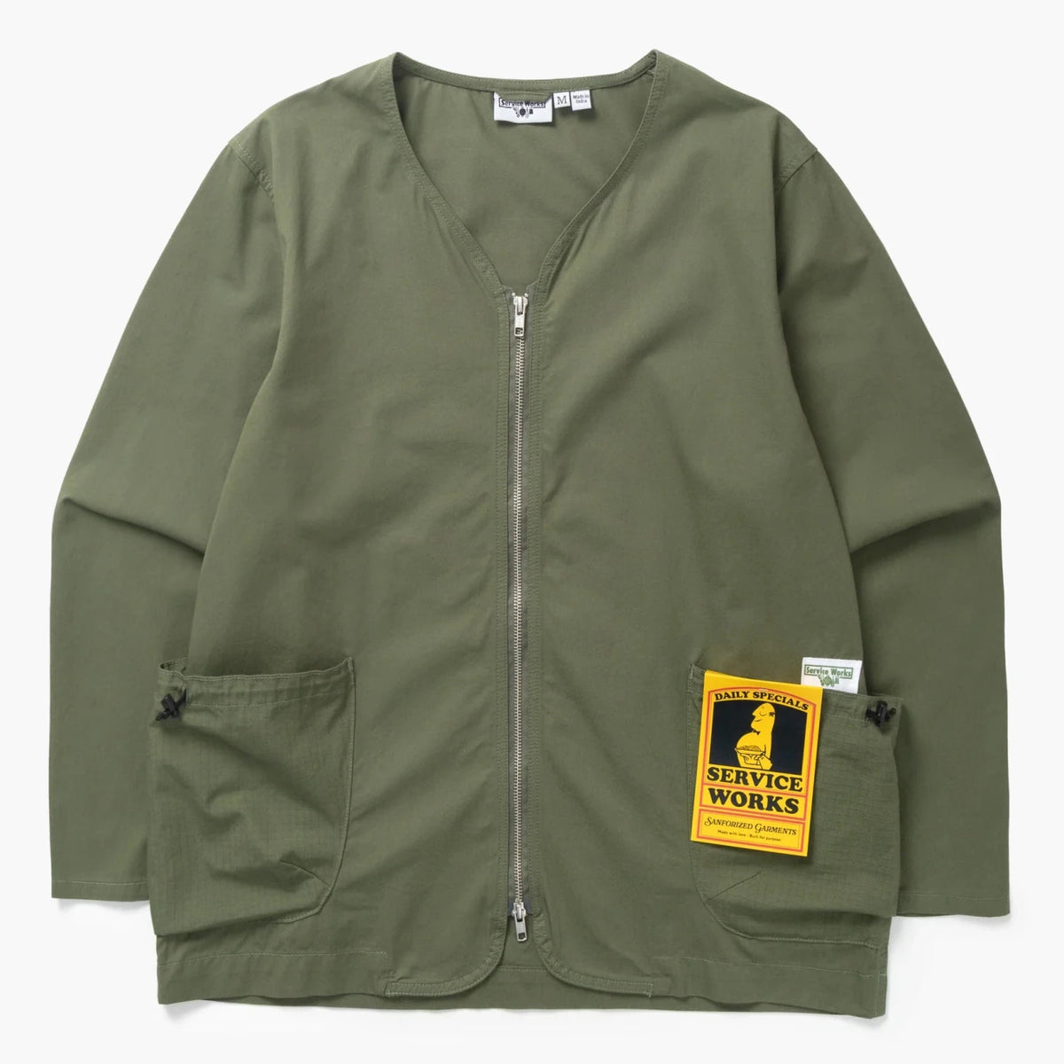 Service Works Tech Twill Gardening Liner Olive - Steranko Clothing Manchester